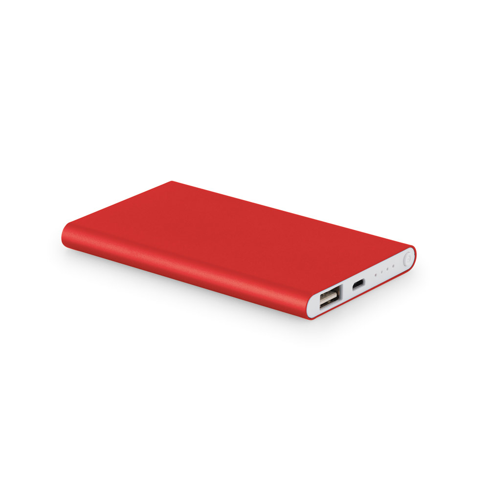 SP57344 - Bateria portátil slim em alumínio 100% reciclado (4.000 mAh) - Imagem 2