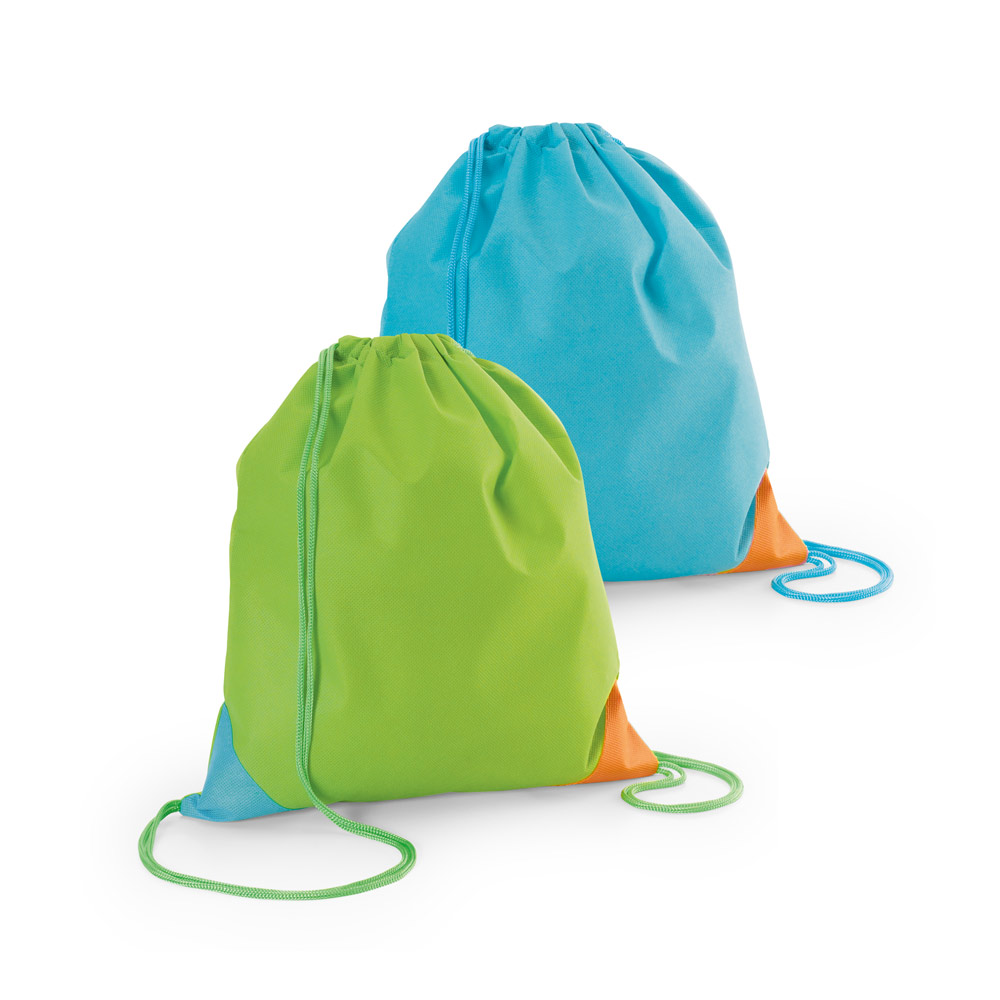 SP92617 - Sacola tipo mochila em TNT (80 g/m²). 300 x 350 mm
