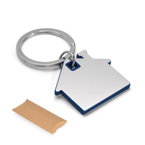 SP93392 - Chaveiro casa em metal e ABS