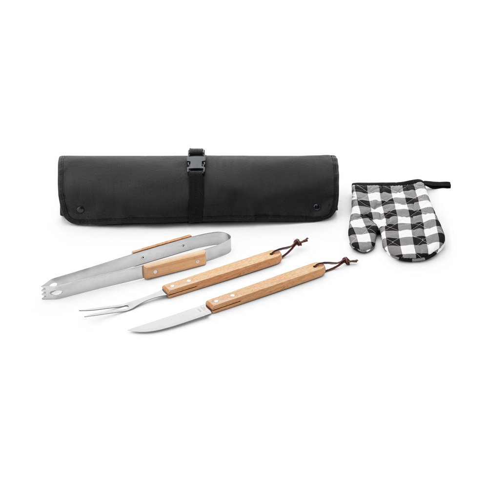 SP94112 - Kit churrasco com 3 utensílios - Imagem 2