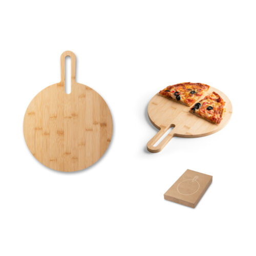 SP-94259 - Tábua de servir aperitivos em bambu com pega