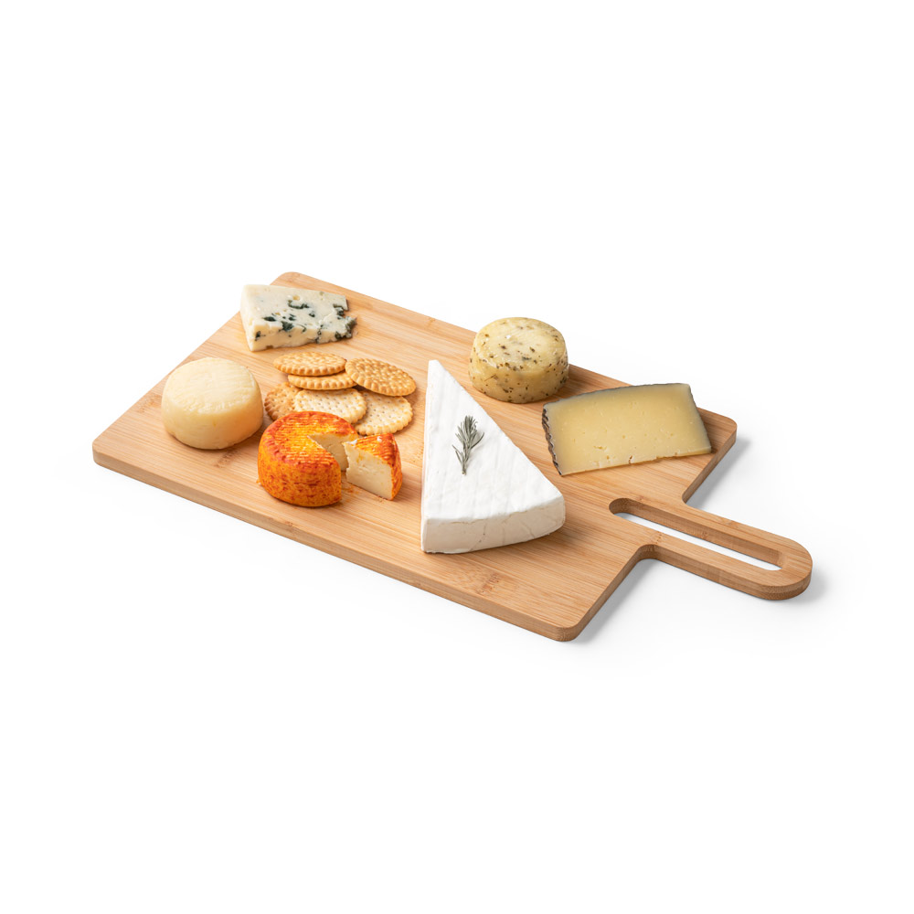 SP94260 - Tábua de servir aperitivos em bambu com pega - Imagem 8