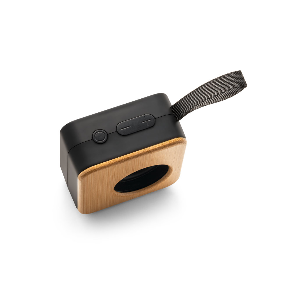 SP97098 - Caixa de som portátil em bambu e ABS 100% reciclado - Imagem 5