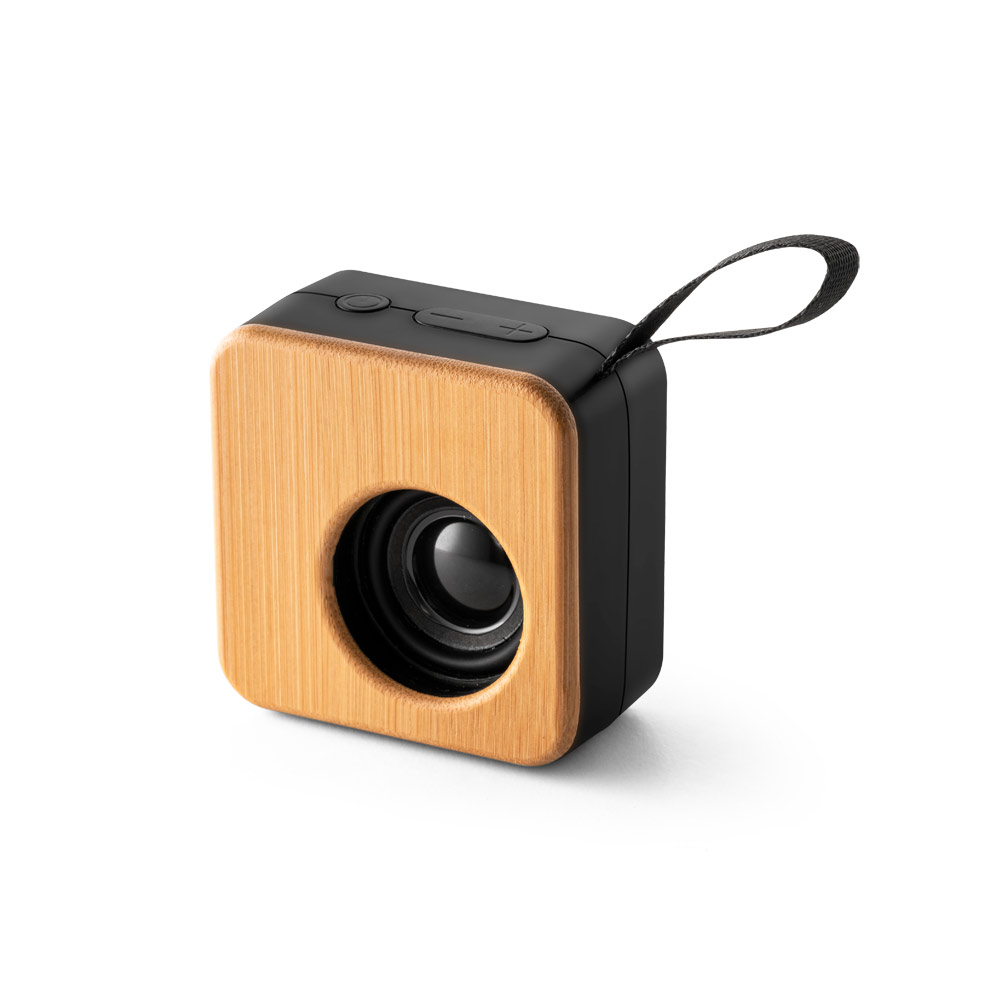 SP97098 - Caixa de som portátil em bambu e ABS 100% reciclado - Imagem 3