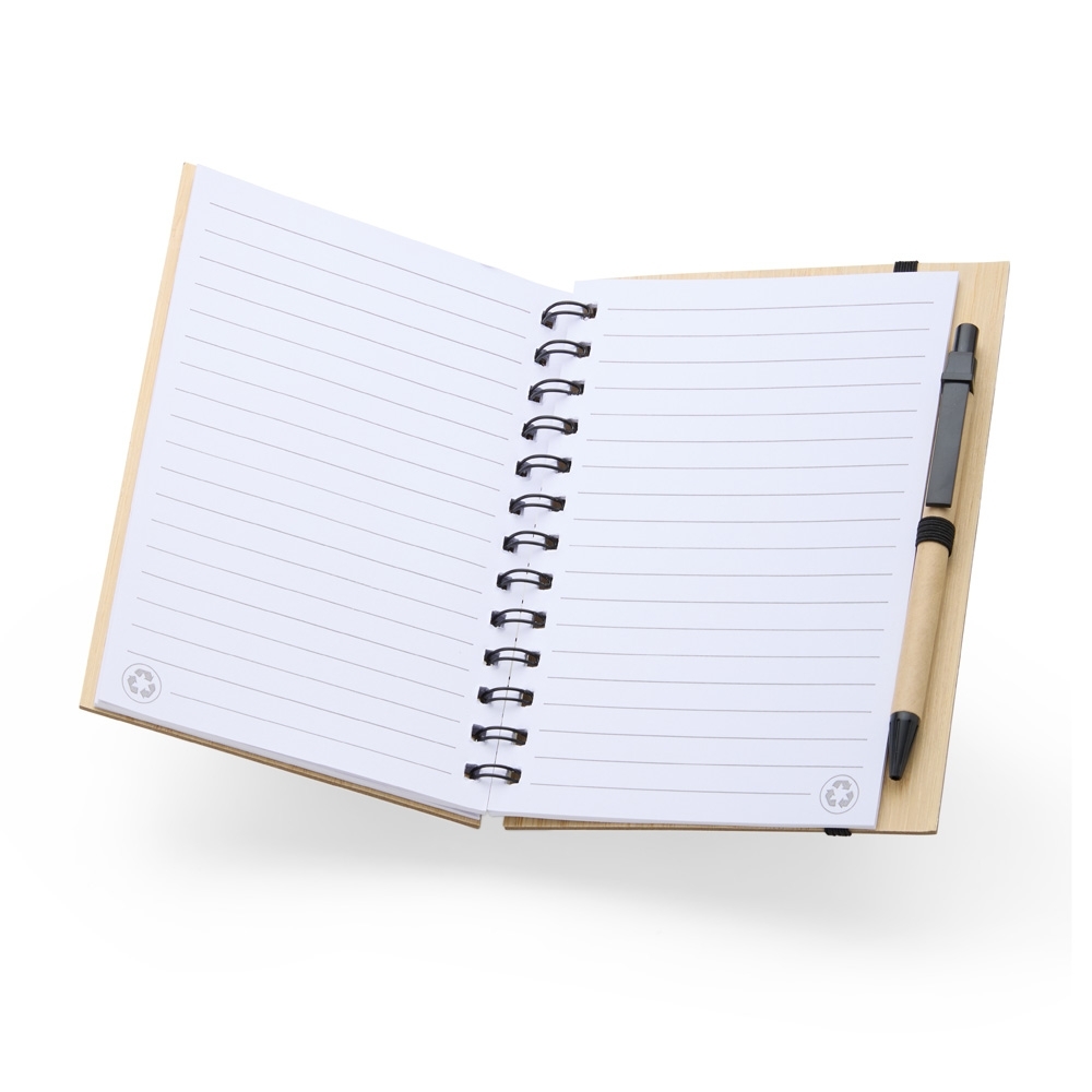 18748 - Caderno de Papelão com Caneta Tam.18x14 - Imagem 3