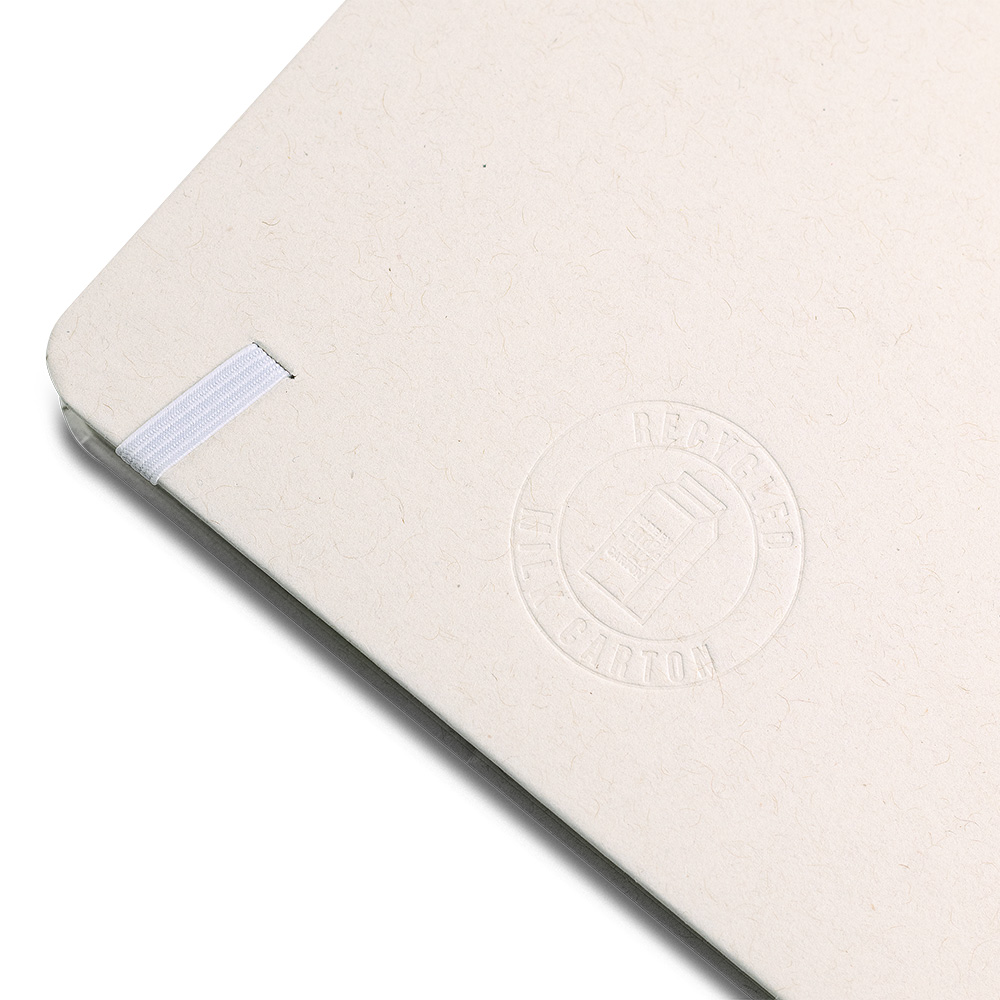 CAD420 - Caderno A5 Capa em Caixa de Leite Reciclado - 21x14,5cm - Imagem 6