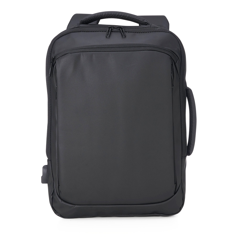 01901B - Mochila Couro Sintético USB 22L