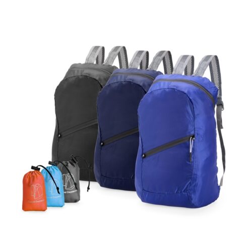 01333 - Mochila Dobrável Poliéster 16L
