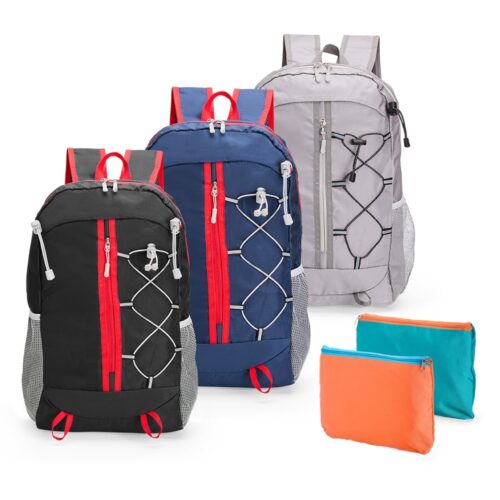01334 - Mochila Dobrável Poliéster 23L