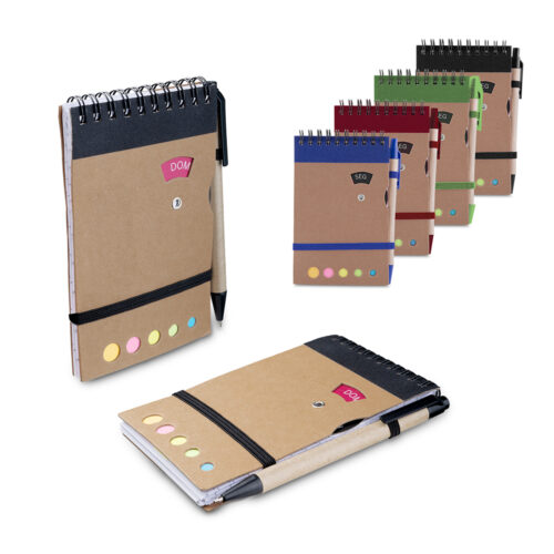 BL037 - Mini caderno A6 com caneta