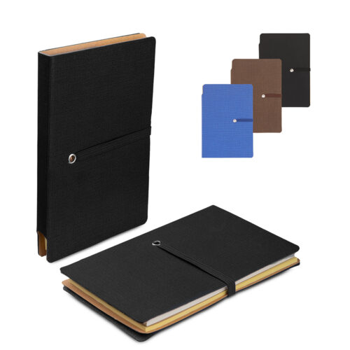 BL023 - Mini Caderno A6 com elástico Tam.14x9