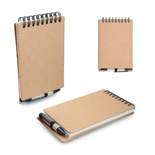 BL048 - Mini Caderno A6 de anotações com caneta