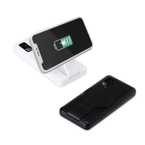 05038 - Power Bank 10.000mAh com Carregamento via Indução ou via Cabo