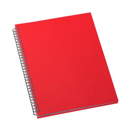 LU-CORP316L - Caderno de Negócios Grande Capa Prime Vermelha - Capa em Percalux 195mm X 270mm