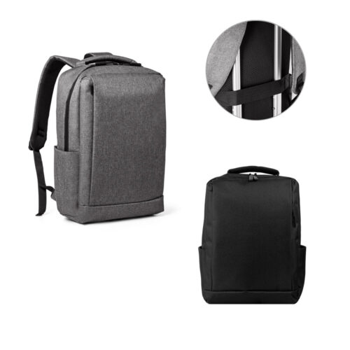 SP92087 - Mochila para notebook (15.6") com 2 divisórias almofadadas, em 300D de alta densidade (14 L)
