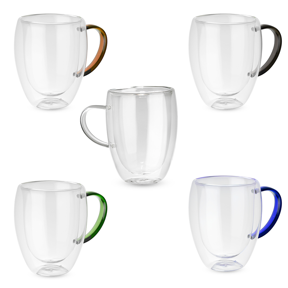 AS-CV250 - Caneca de Vidro Borossilicato