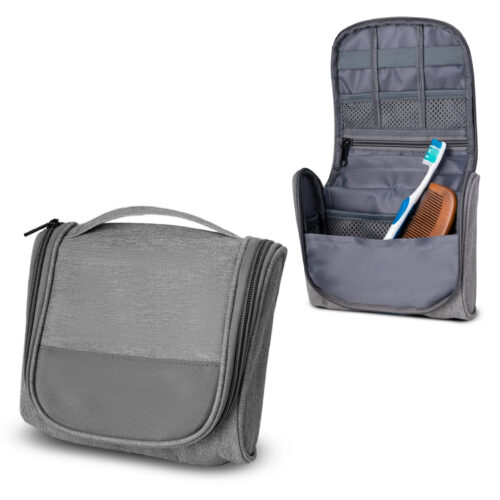 AS-NE108 - Necessaire em poliéster 300D (18x16x6cm)