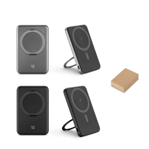 SP-97142 - Bateria portátil magnética com carregador por indução super-rápido (5.000 mAh)