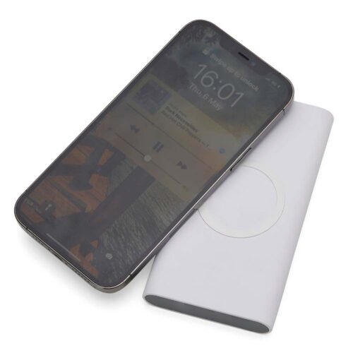 04050 - Power Bank 8000mAh com Carregamento via Indução ou via Cabo