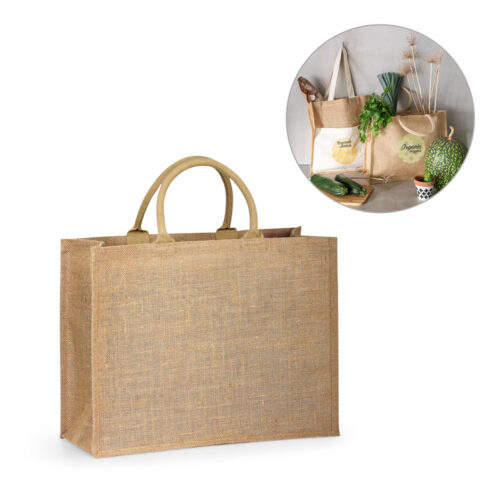 SP-92827 -  Sacola em 100% juta (360 g/m²) com laminado no interior