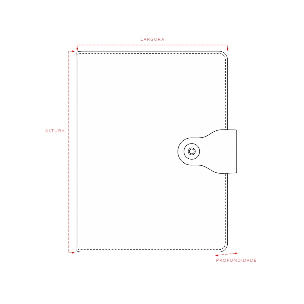 X-19148 - Caderno Fichário PU - Imagem 9