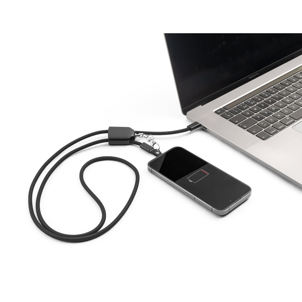 SP-97194 - Cordão lanyard com suporte para celular incluso - Imagem 4