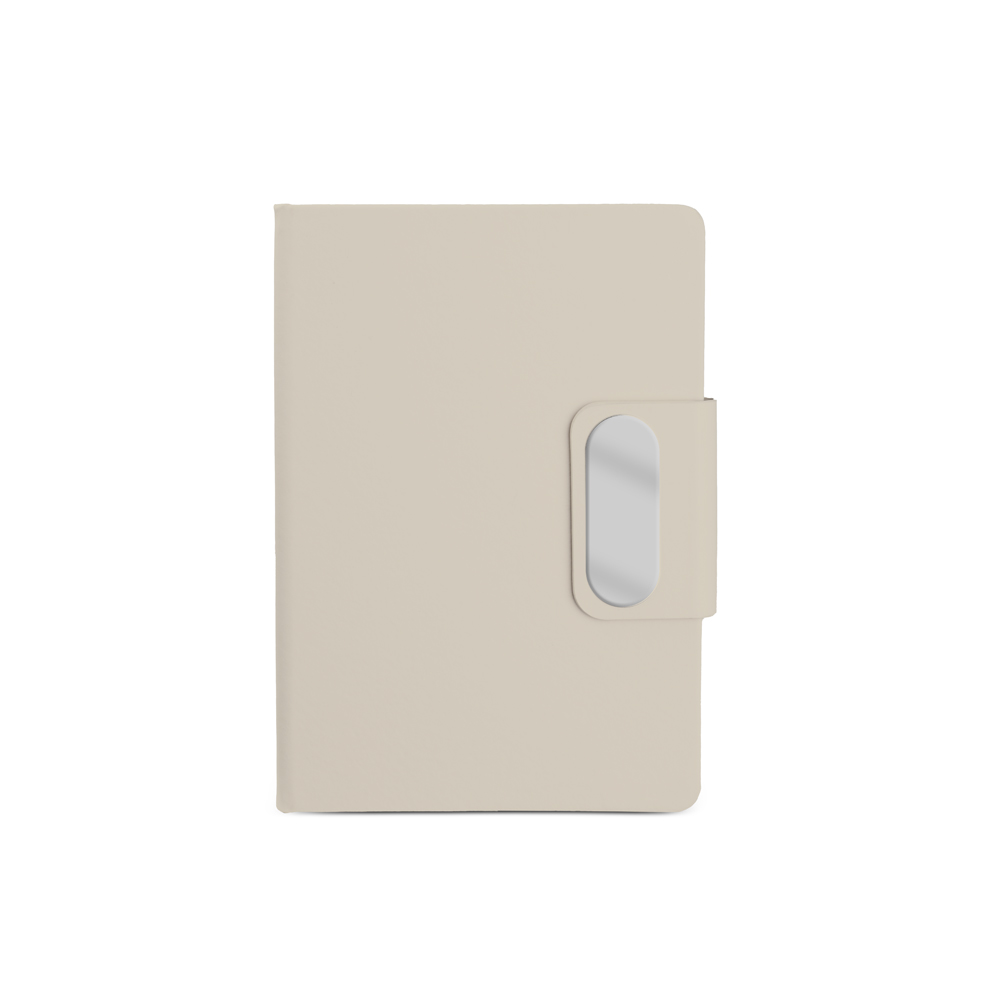 AS-CAD465 - Caderno em PU com placa em metal - Imagem 2