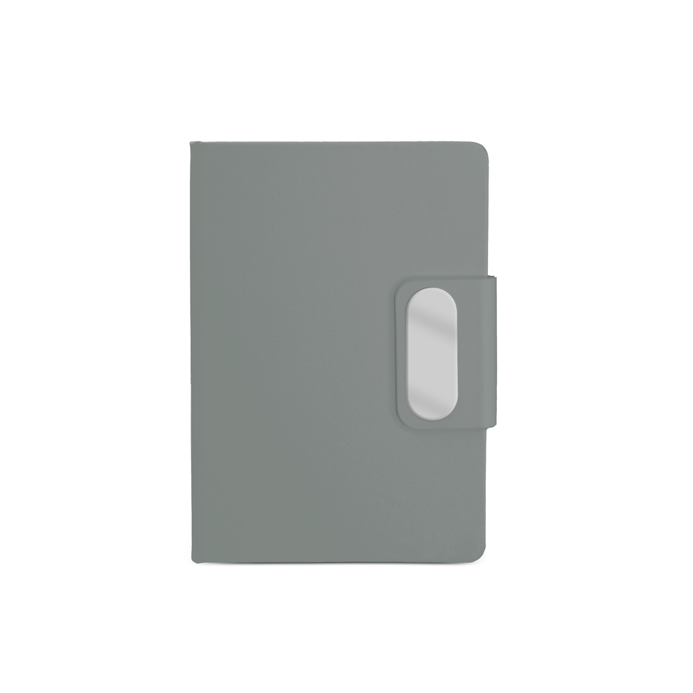 AS-CAD465 - Caderno em PU com placa em metal - Imagem 3