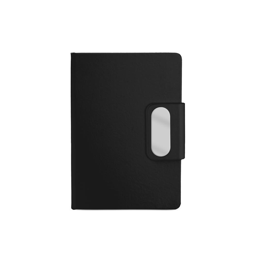 AS-CAD465 - Caderno em PU com placa em metal - Imagem 4