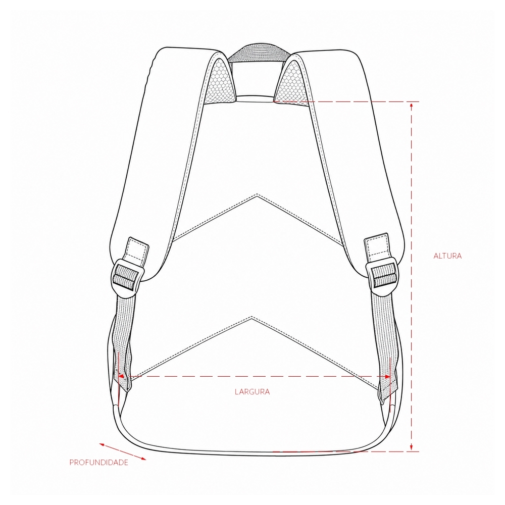X-09161 - Mochila Oxford 23L - Imagem 4